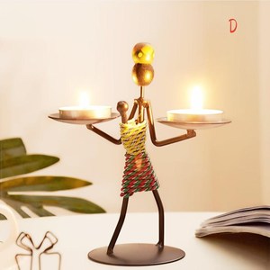 Portavelas de hierro de Metal hecho a mano, linterna de Navidad, día de Pascua, vela de alambre decorativa, linterna, soporte decorativo hecho a mano indio - Product Image 5