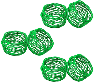 Porte-rond de serviette en métal vert spécialité maison table à manger décor mariage fête dîner table décoration porte-papier de soie 2024 - Product Image 2