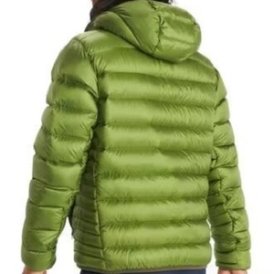 Veste matelassée d'hiver légère pour hommes, duvet bombardier à bulles de haute qualité avec logo personnalisé, décoration de poche en tissu chaud - Product Image 3