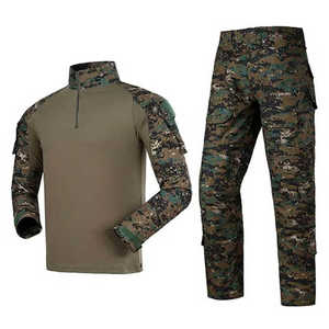 Uniforme tactique personnalisé pour hommes Ensemble de vêtements d'extérieur camouflage Tissu imperméable respirant Conception en deux pièces Usine directe - Product Image 1