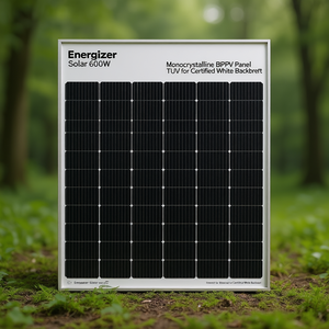 แผงโซลาร์เซลล์ Energizer Solar 600W โมโนคริสตัลไลน์ BIPV ได้รับการรับรองมาตรฐาน TUV พร้อมแผ่นหลังสีขาว - Product Image 3