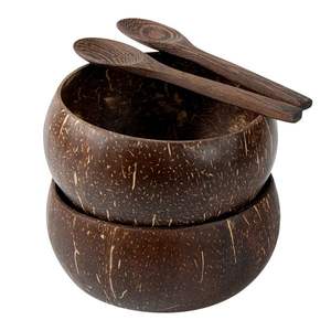 100% diseño Natural decoración del hogar artículo de cocina cuenco para servir de coco cuencos de ensalada de interior con pulido y disponible - Product Image 2