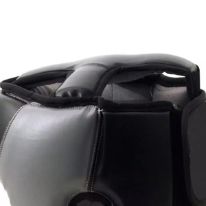 Casco de boxeo de cuero genuino PU unisex para adultos, protección para la cabeza con estampado suave, casco de lucha de combate hecho para un uso cómodo - Product Image 6