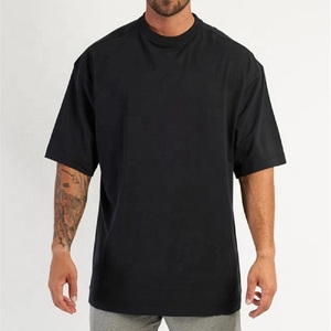 OEM 100% Cotton Blank Men's <b>T</b>-<b>shirts</b> Heavyweight <b>Half</b> <b>Sleeve</b> O neck Oversize Men's <b>T</b>-<b>shirt</b> Wholesale price - Product Image 3