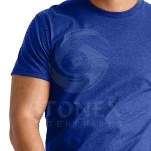 เสื้อยืดผ้าฝ้ายแท้ 100% คอกลม ทรงหลวม แขนสั้น หนา น้ำหนักเบา สกรีนโลโก้ด้านหน้าได้ตามต้องการ - Product Image 5