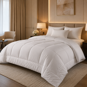 Ensemble de housse de couette en microfibre brossée de luxe 255x220cm, taille King, pour chambre d'hôtel - Product Image 2