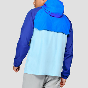 Veste coupe-vent personnalisée de haute qualité pour hommes, nouveau design avec col montant et logo personnalisable - Product Image 3