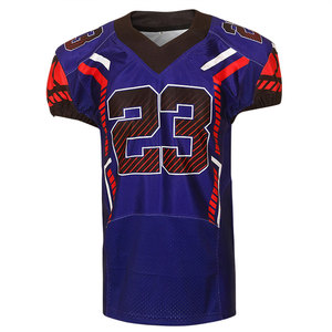 Camiseta de fútbol americano personalizada de fábrica para mujer, ropa de calle de malla de poliéster de talla grande, camiseta recortada, ropa de fútbol americano - Product Image 1