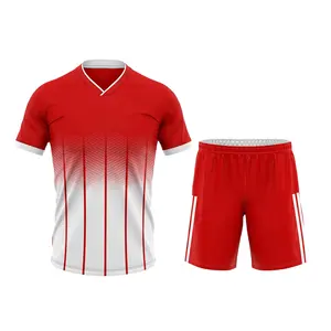 2023 neueste leere Polyester Multi Farben benutzer definierte Name Nummer Fußball Trikot Set Herren und Damen Uniformen Set