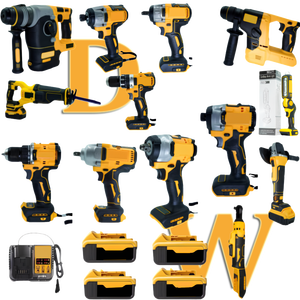 NUEVO Juego de Herramientas Eléctricas Inalámbricas de 20V Max, Martillo Perforador, Atornillador de Impacto, Batería de Iones de Litio 1 - Product Image 1