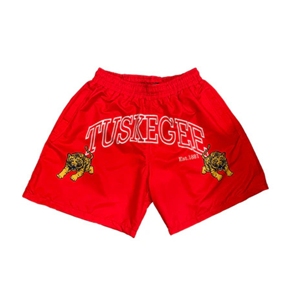 Tuskegee University Athletic Shorts 1881 Mascot Golden para estampado personalizado Unisex Casual transpirable cordón cierre escuela - Product Image 6