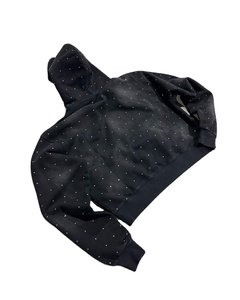 Sudaderas con capucha con diamantes de imitación para hombre con logotipo impreso en pantalla personalizado, algodón pesado de gran tamaño, algodón, lavado ácido, sol, desteñido - Product Image 4