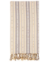 Soldes sur les ensembles de serviettes de bain turques de luxe 100% coton, sans sable, grande serviette de plage avec broderie de logo personnalisée