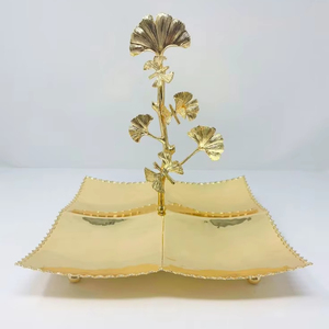 Présentoir à chocolat portable en métal avec structure pliable pour les arrangements et les expositions de desserts de voyage d'événements de restauration - Product Image 1