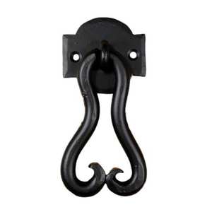 Heurtoir de porte en laiton moderne finition noire conception personnalisée pour accessoire décoratif d'entrée de bureau disponible pour la vente en gros - Product Image 2