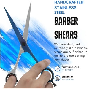 Tijeras de Peluquería Profesionales ZEE LAIN IND, Hechas a Medida, de Acero Inoxidable Japonés J2, Hoja Recta Colorida, Punta Afilada, para Cortar el Cabello - Product Image 3