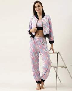 Venta caliente de las mujeres sublimación impresa chándales nuevo estilo Casual deportes suave tela de poliéster sublimado chándal para mujer - Product Image 5