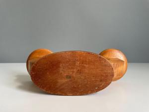 เชิงเทียนไม้หกคอลัมน์เหมาะสำหรับตกแต่งบ้านโต๊ะกลางและโคมไฟเทศกาลทำด้วยมือจากอินเดีย - Product Image 4