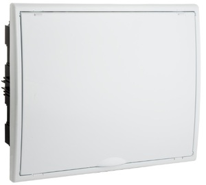 Scatola da incasso, 2 file, 36+4 elementi, pannello e sportello, bianco, 400x320x72mm. (Solera 8206) - Product Image 1