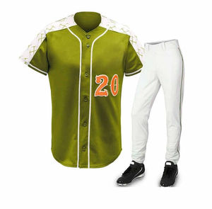 Uniforme de béisbol de poliéster 100% personalizado de alta calidad para hombres, ropa deportiva de nuevo estilo, ropa de equipo transpirable - Product Image 5