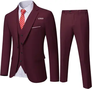 โรงงานโดยตรงขายผู้ชายชุดลําลองขนาดบวกธุรกิจชายอย่างเป็นทางการกางเกงสีเหลืองมะรุมเสื้อแต่งงานสวมใส่แฟชั่นสํานักงานใช้เสื้อผ้า - Product Image 1