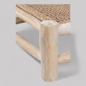 Sustainable Teak Wood Log Branch Recliner Trending Garden Sun Lounger Wooden Outdoor <b>Sunbed</b> Beach Chaise Lounge Hotel Exterior - Product Image 6