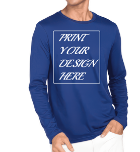 เสื้อยืดผู้ชายสไตล์สตรีทไซส์ใหญ่พิมพ์ลายโลโก้แขนยาว - Product Image 1