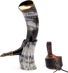 แก้วมักทำด้วยมือทำจากไม้ขัดเงาเป็นมิตรกับสิ่งแวดล้อมของขวัญสไตล์สัตว์ไวกิ้งของแท้จากงานหัตถกรรมนอร์ส - Product Image 1