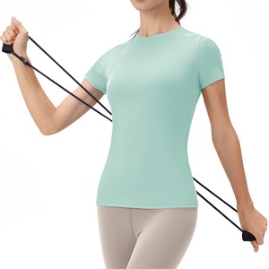 Camisas de compresión para mujer al por mayor, ropa de entrenamiento, camisas de compresión para mujer, camisas de compresión de manga corta para mujer - Product Image 4