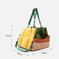 Siège de voiture portable pour animaux de compagnie, sac de transport pour chien, lit pour animaux de compagnie lavable avec sangles de sécurité pour petits chiens et chats, fournisseur OEM ODM