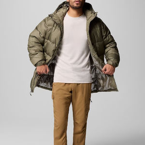 Chaqueta de Invierno Acolchada Extra Grande para Hombre, Chaqueta de Invierno con Capucha para Hombre, Chaqueta de Invierno para Exteriores, Chaquetas Acolchadas Extra Grandes para Hombre - Product Image 2