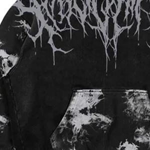 Sweat à capuche d'hiver surdimensionné en coton épais 100 % personnalisé OEM/ODM, brodé uni, coupe classique, style streetwear - Product Image 4