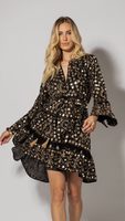 Robe longue Maxi pour les cocktails surdimensionnée longueur au sol à la main été femmes Sexy licou imprimer Maxi robe dames élégantes
