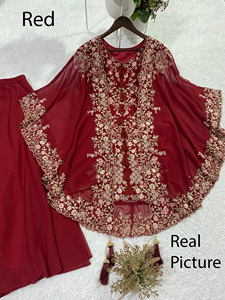 Elegante estilo indio paquistaní Listo-Hecho Salwar Kameez Señoras Vestido de novia para ropa de fiesta Cosido Estilo indio Salwar Traje - Product Image 3