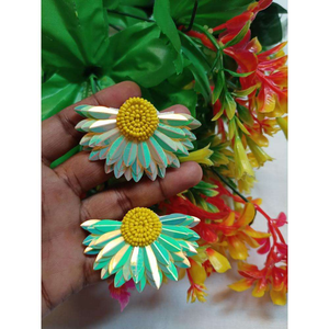 Pendientes artesanales con cuentas Accesorios de declaración únicos para desfiles de moda y regalos Disponibles al mejor precio por glowin fashion - Product Image 6