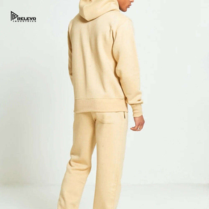 Nouveaux sweats à capuche amples en gros, unis, en molleton 100% coton, surdimensionnés, lourds, courts, à bas prix - Product Image 3