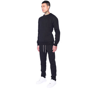 Nouveaux sweats à capuche et pantalons de survêtement de qualité supérieure ensemble hommes survêtements logo décontracté personnalisé survêtements coton polaire poids lourd éponge français - Product Image 1