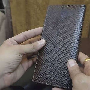 Cartera Larga de Lujo con Textura Marrón para Hombre y Mujer, con Múltiples Ranuras para Tarjetas y Bolsillo con Cremallera, Organizador de Efectivo Delgado y Duradero - Product Image 5