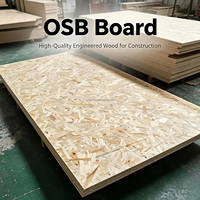 Panneau OSB (Oriented Strand Board) de première qualité à haute résistance avec colle E1 pour la construction de meubles modernes et la décoration intérieure