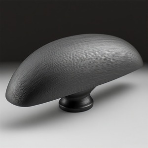 ลูกบิดประตูเหล็กตกแต่งด้วยพื้นผิว Patina แบบเรียบง่ายงานฝีมือที่ออกแบบมาสำหรับการตกแต่งภายในการตกแต่งและอรรถประโยชน์การใช้งาน - Product Image 4