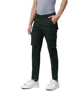 Pantalones cargo de hombre al por mayor, pantalones cargo de color verde bosque OEM con diseño de logotipo personalizado para hombre - Product Image 6