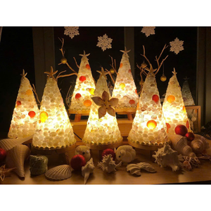 Lámpara de concha marina y alta calidad hecha a mano de Vietnam, buena calidad artesanía de moda Vietnam 99 DATOS DE ORO - Product Image 2