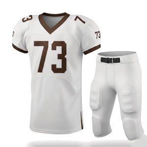 Tenue d'entraînement de football américain en polyester respirant et léger, design personnalisable pour les clubs et les équipes - Product Image 1