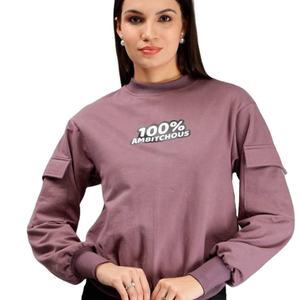 Custom Wholesale Knitted Weaving for Autumn Front Factory Supplier High Quality 100% Cotton Plain Crewneck <b>Sweatshirt</b> for <b>Men</b> - Product Image 5