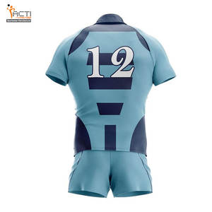 Ensemble d'uniforme de rugby à séchage rapide respirant confortable avec logo et design personnalisés - Product Image 3