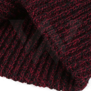 หมวกแฟชั่นฤดูหนาวติดเพชรสำหรับผู้หญิงหมวกบีนนี่ถักด้วยผ้าแจ็คการ์ด - Product Image 4