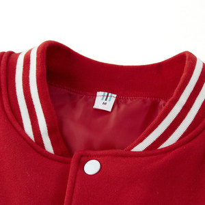 Blouson universitaire d'hiver pour homme sur mesure, personnalisé, à séchage rapide, confortable, en tissu léger, avec col montant en laine, service OEM, fini. - Product Image 5