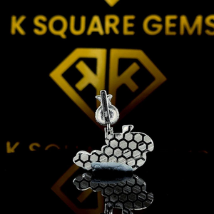 Colgante Hip Hop con Letra Personalizada, Colgante con Número Hip Hop para Hombre, Colgante de Moissanita, Joyería Hip Hop Ice Out - Product Image 3