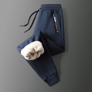 กางเกงวอร์มผ้าฟลีซสำหรับผู้ชายกางเกงวอร์มผ้าหนาสำหรับวิ่งออกกำลังกายกางเกงวอร์มลำลองไซส์ใหญ่พิเศษ6XL 7XL 8XL - Product Image 2