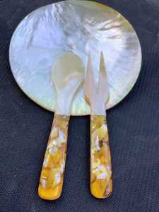 Cuchara hecha a mano de nácar de Vietnam, cuchara de servicio de concha natural para Cocina Casera elegante y comedor de lujo - Product Image 3